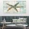 Designart - Coastal Pastel seashells III - Vintage Nautical Canvas Art